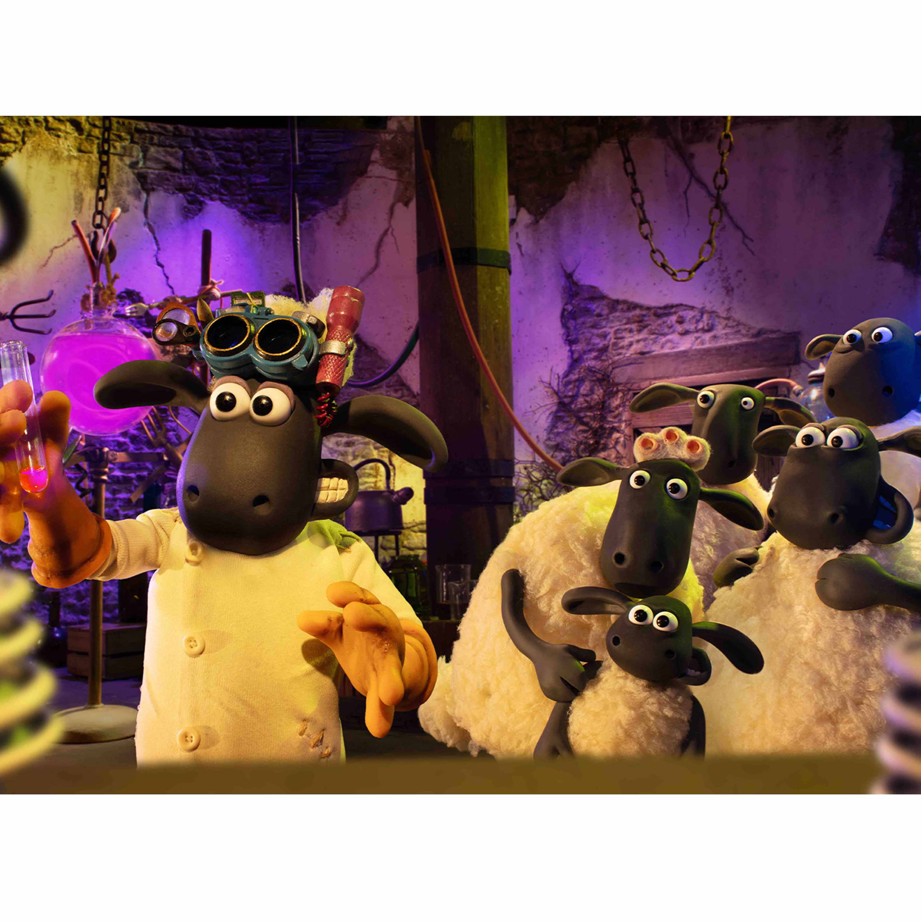 Filmszene aus SHAUN DAS SCHAF – SPUK IM KÜRBISFELD